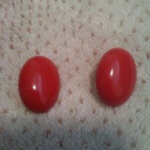 Chunky plastic earrings